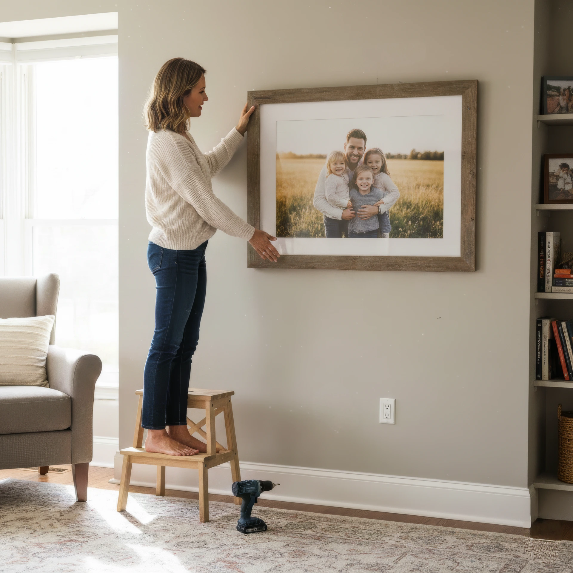 Receive your Photos photos stuck on the wall